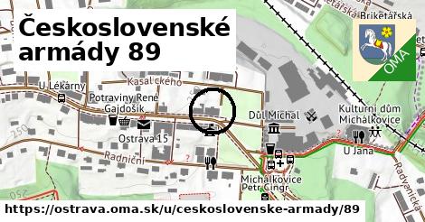 Československé armády 89, Ostrava