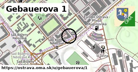 Gebauerova 1, Ostrava