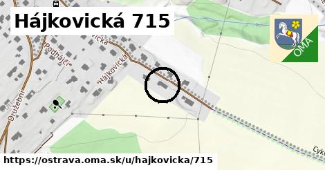 Hájkovická 715, Ostrava