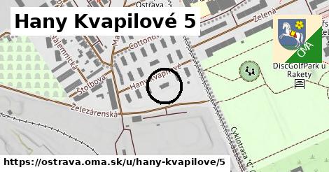 Hany Kvapilové 5, Ostrava
