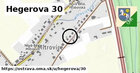 Hegerova 30, Ostrava