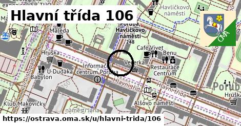 Hlavní třída 106, Ostrava