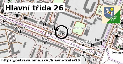 Hlavní třída 26, Ostrava