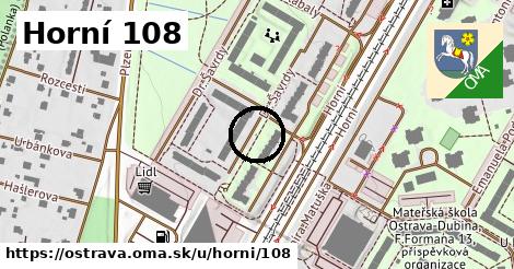 Horní 108, Ostrava