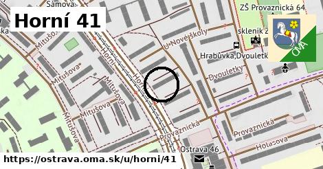 Horní 41, Ostrava