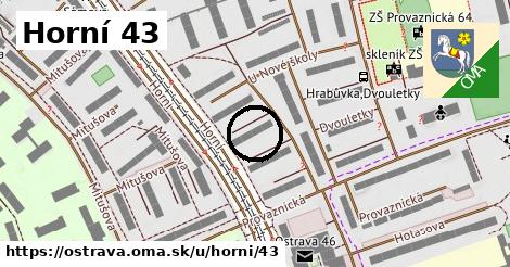 Horní 43, Ostrava