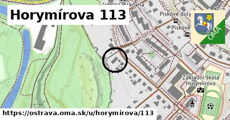Horymírova 113, Ostrava