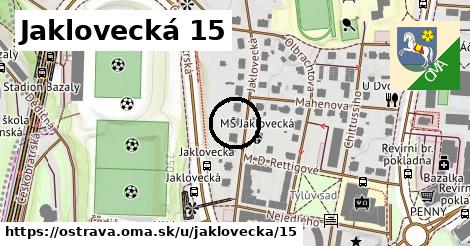 Jaklovecká 15, Ostrava