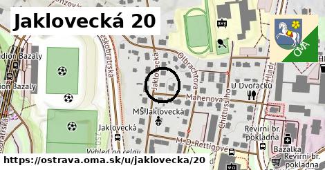 Jaklovecká 20, Ostrava