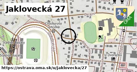 Jaklovecká 27, Ostrava