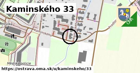 Kaminského 33, Ostrava