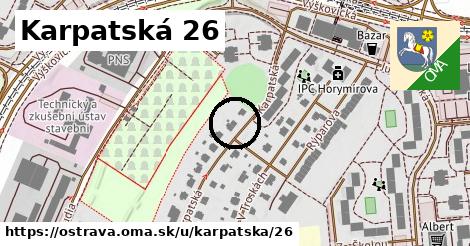 Karpatská 26, Ostrava