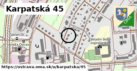 Karpatská 45, Ostrava
