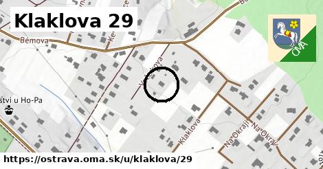 Klaklova 29, Ostrava