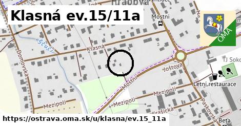 Klasná ev.15/11a, Ostrava