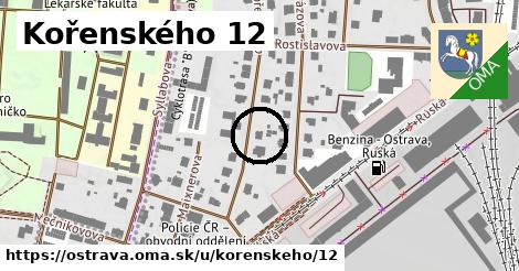 Kořenského 12, Ostrava