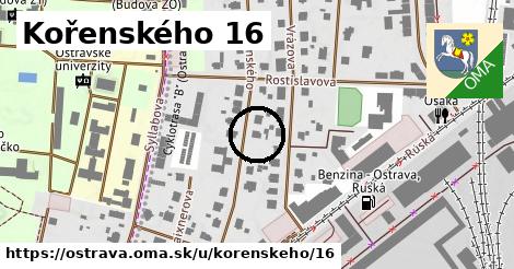 Kořenského 16, Ostrava