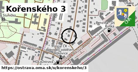 Kořenského 3, Ostrava