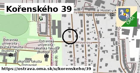 Kořenského 39, Ostrava