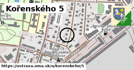 Kořenského 5, Ostrava