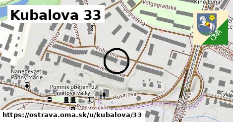 Kubalova 33, Ostrava
