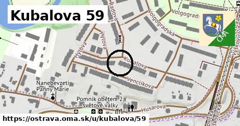 Kubalova 59, Ostrava