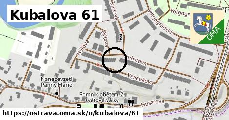 Kubalova 61, Ostrava