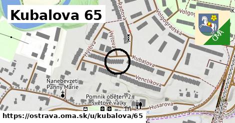 Kubalova 65, Ostrava