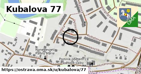 Kubalova 77, Ostrava
