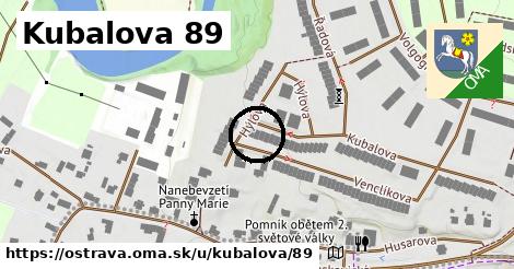 Kubalova 89, Ostrava