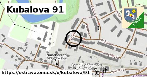 Kubalova 91, Ostrava