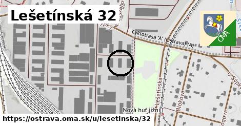 Lešetínská 32, Ostrava