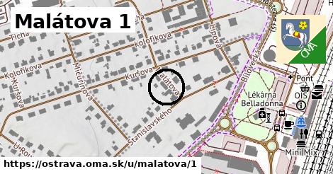 Malátova 1, Ostrava