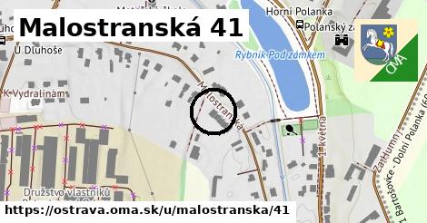 Malostranská 41, Ostrava