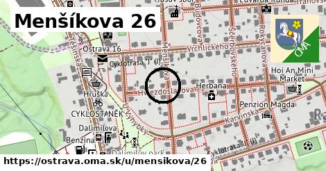 Menšíkova 26, Ostrava