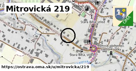 Mitrovická 219, Ostrava