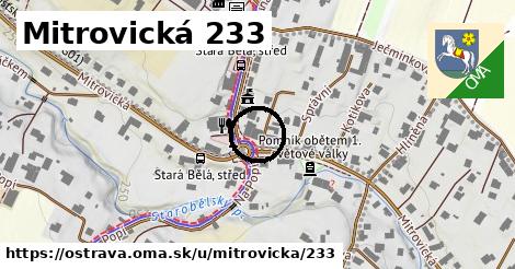 Mitrovická 233, Ostrava