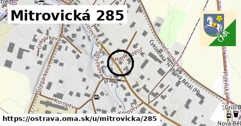 Mitrovická 285, Ostrava