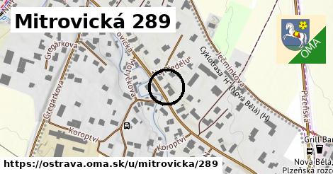 Mitrovická 289, Ostrava