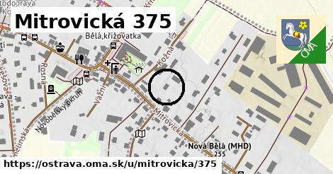 Mitrovická 375, Ostrava