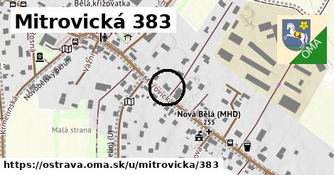 Mitrovická 383, Ostrava