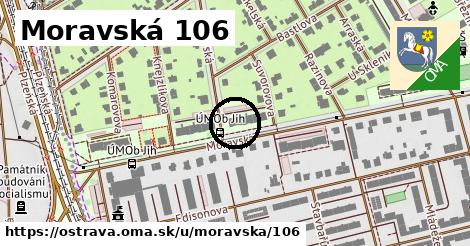 Moravská 106, Ostrava