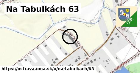 Na Tabulkách 63, Ostrava