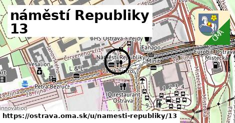 náměstí Republiky 13, Ostrava