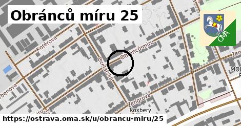 Obránců míru 25, Ostrava