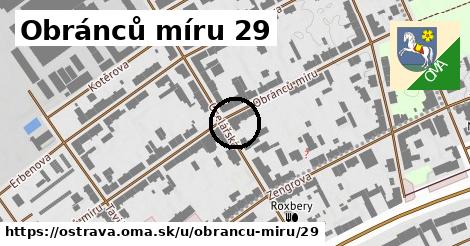 Obránců míru 29, Ostrava