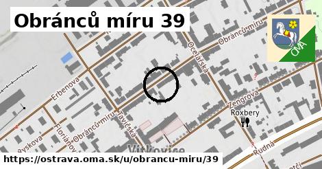 Obránců míru 39, Ostrava