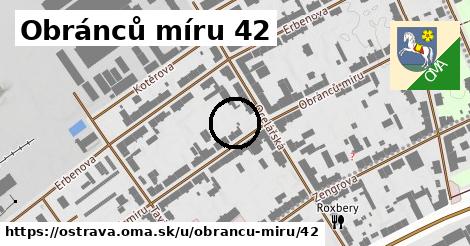 Obránců míru 42, Ostrava