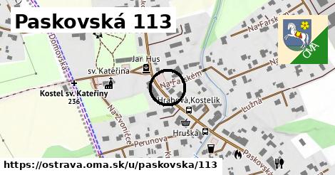 Paskovská 113, Ostrava