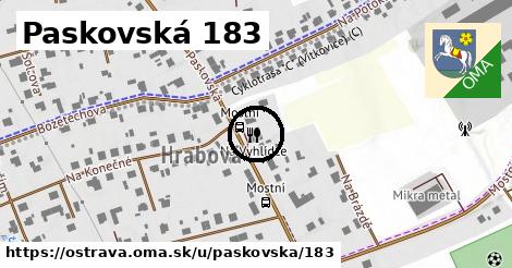 Paskovská 183, Ostrava